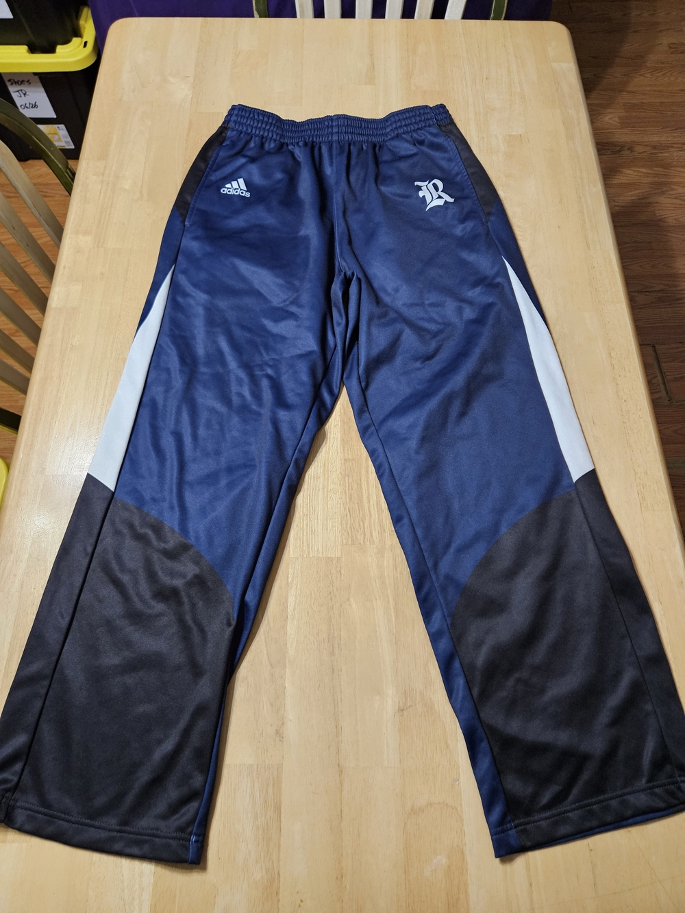 Adidas Rice University Owls Jogger Pants Men’s L Navy Blue NCAA @D2